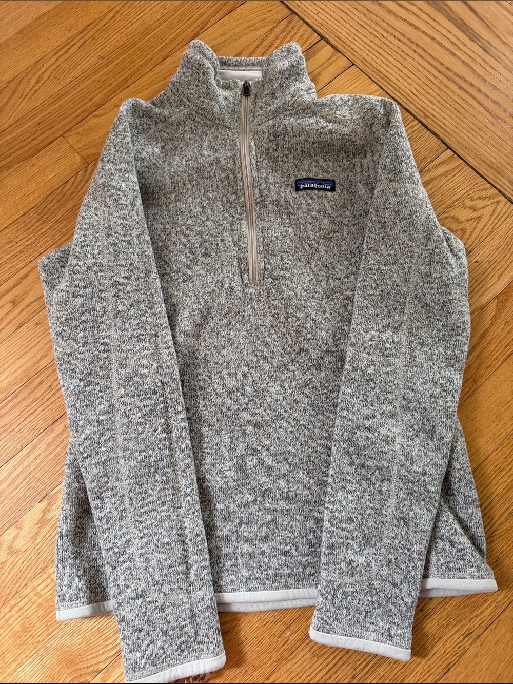 Patagonia Heather Gray Half-Zip Pullover